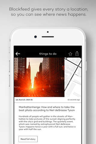 Blockfeed – the NYC news app screenshot 2