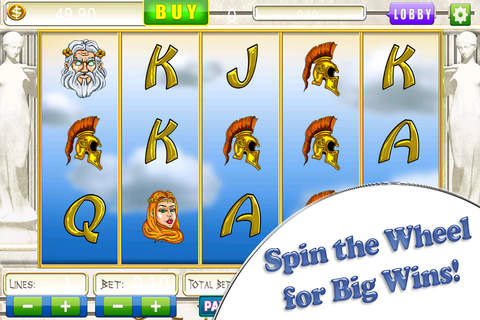 Slots Olympus Casino - Diamond Deluxe Heart Riches of Las Vegas Pro screenshot 4