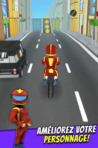 Cartoon Superbike Free - 3D Motorcycle Racing Game for Children screenshot 2