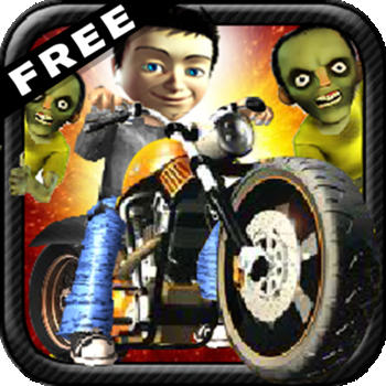 Zombie Vs Biker - FREE ( 3d Racing and Shooting Game for Kids ) LOGO-APP點子