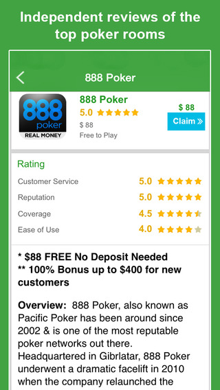 【免費娛樂App】Poker Offers - FREE No Deposit Bonus Code for the Best Mobile Online Texas Holdem Sites-APP點子