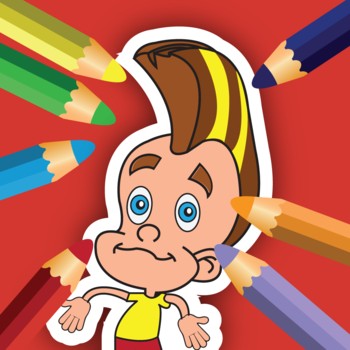 Coloring Book for Jimmy Neutron Edition : The Adventures of Boy Genius version LOGO-APP點子