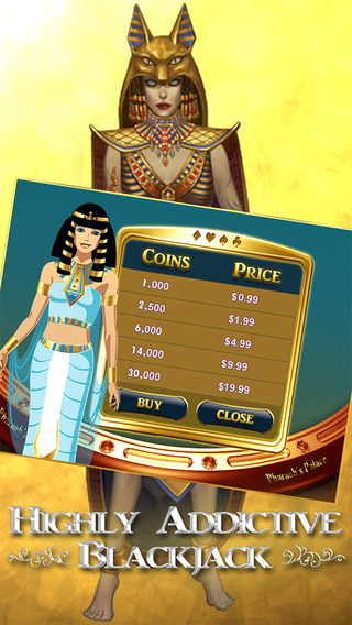 【免費遊戲App】Pharaoh's Blackjack Maze - Play 21 In The Egypt Casino-APP點子