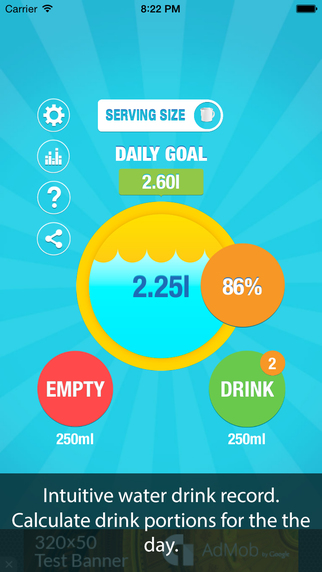 AQUALERT No Ads: Drinking Water Tracker and Reminder
