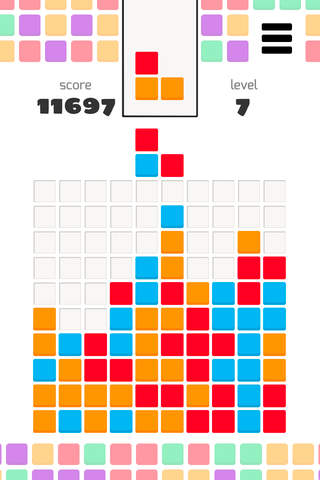 Tiles - A Color Matching Block Drop Puzzler (Free) screenshot 2
