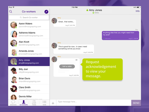 【免費商業App】Office Chat: Free, Secure Instant Messaging Application For Businesses.-APP點子