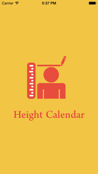 Height Tracking Calendar Pro - Track your daily weekly monthly yearly height and set personal goals