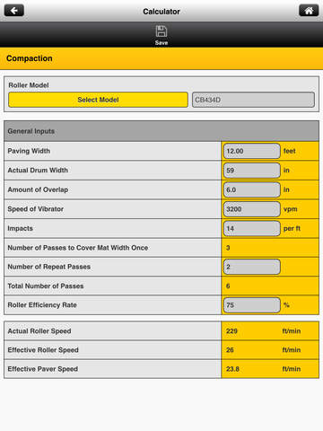 【免費商業App】Caterpillar Paving Production Calculator-APP點子