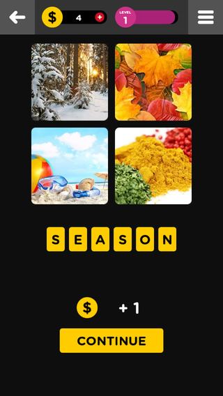 Guess The Word - What's the 1 word in these 4 pics