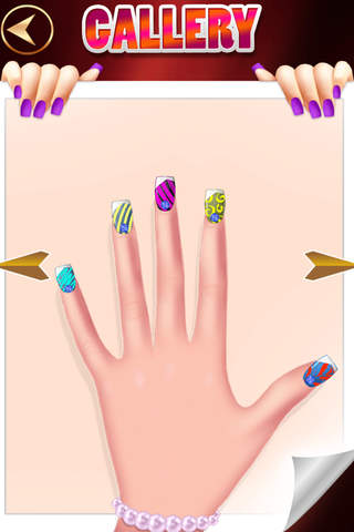 Art Manicure Nail Salon Maker New Beauty Spa Make-over Free screenshot 4