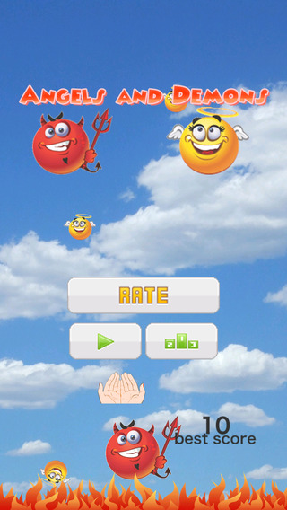 【免費遊戲App】Emoji Angels and Demons - save the world-APP點子