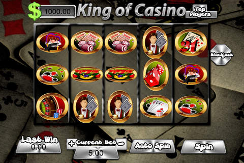 "2015" King of Casino-Free Game Slots Black Jack! screenshot 2