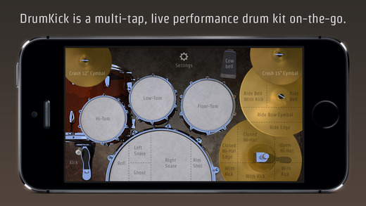 【免費音樂App】DrumKick for iPhone-APP點子