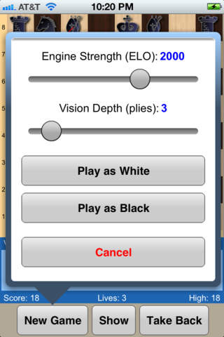 Chess Vision Trainer screenshot 2
