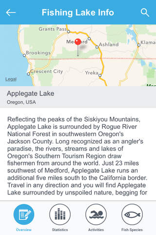 Oregon Fishing Lakes screenshot 3