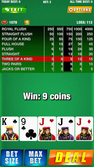 Video Poker Machine Games Free: Win Progressive Chips 777 Deuces Wild cherries slots and Big Bonus J