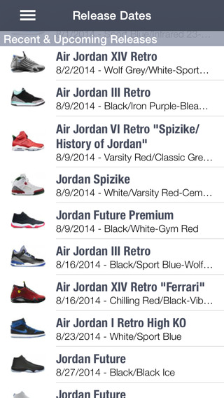 SPG Lite: Sneaker Release Dates