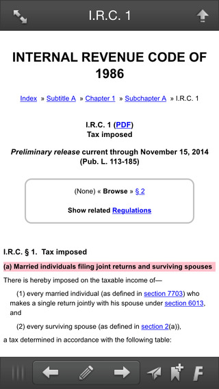 【免費商業App】Tax Code and Regulations - TouchTax Mobile App-APP點子