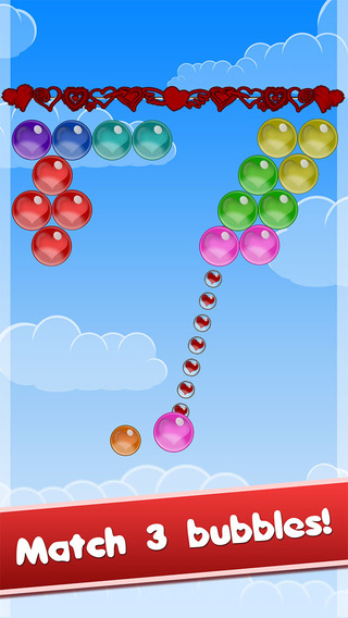 【免費遊戲App】Bubble Shooter Love Valentine - A deluxe match 3 puzzle special for Valentine's day-APP點子