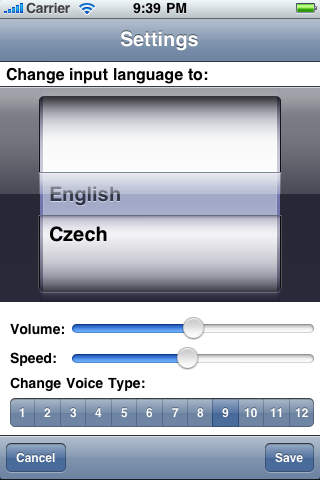 English Czech Translator with Voice screenshot 2