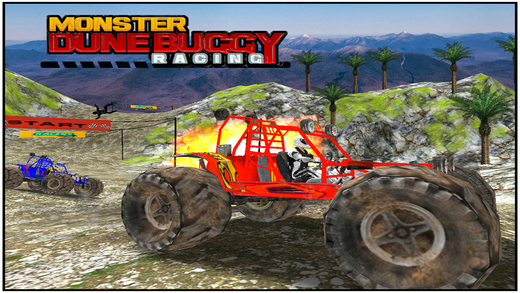 【免費遊戲App】Monster Dune Buggy Racing-APP點子