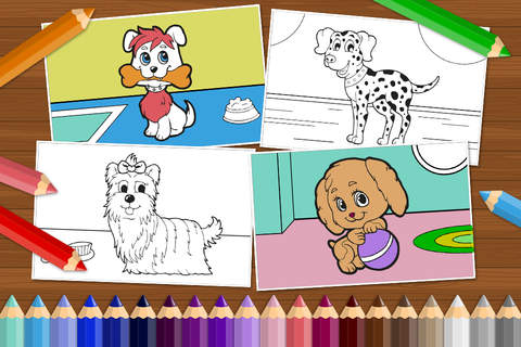 Doggie - Coloring Book for Little Boys, Little Girls and Kids - Free Game screenshot 2