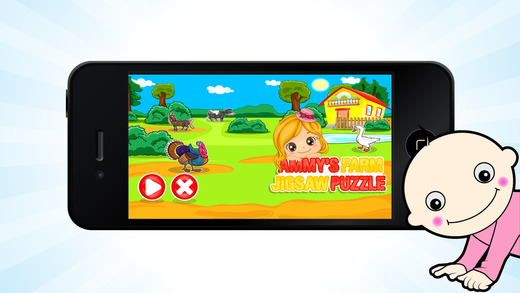 Amy's Farm Jigsaw Puzzle - Preschool Learning Game for Kids and Toddlers