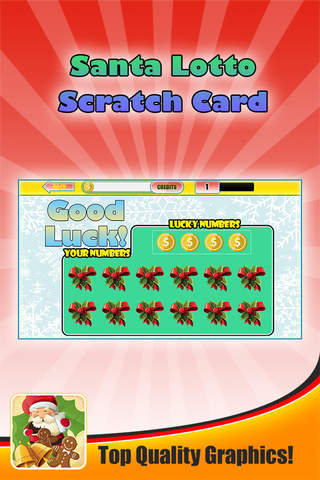 Play Santa's Lotto Scratch Cards Mega Las Vegas Pro screenshot 2