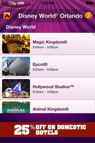 Wait times for Disney World screenshot 2