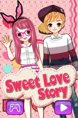 Sweet Love Story - dress up games for girls screenshot 4
