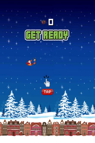 A  Flappy Santa Claus Bird Flyer - Happy Christmas Presents Hunt screenshot 2