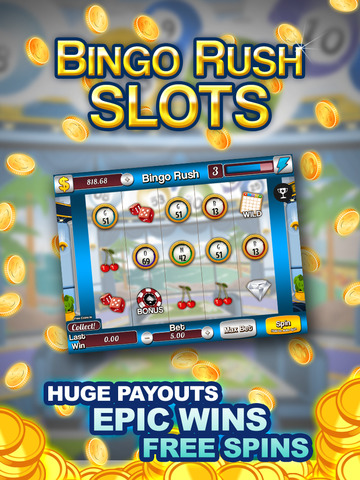 【免費遊戲App】Aaron's All Star Bingo Rush Jackpot Slots Machine-APP點子