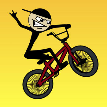 Stickman BMX LOGO-APP點子