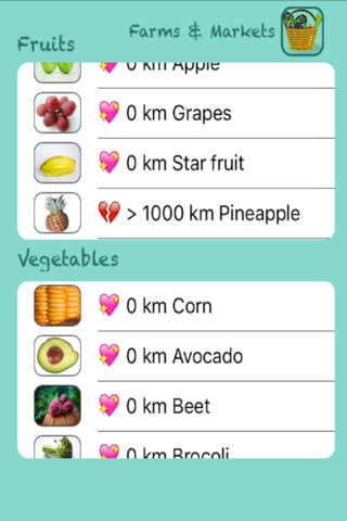 My Fruits Now ! Local and Seasonal food EVERYWHERE in the world, list of growers screenshot 3