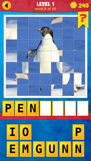 【免費遊戲App】Mosaic: Tap the pic, guess the word!-APP點子