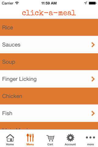 Click-A-Meal screenshot 2