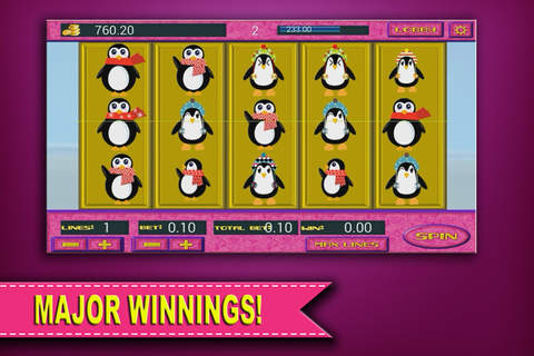 777 Penguin Slots Big Jackpot Party Casino Pro screenshot 3