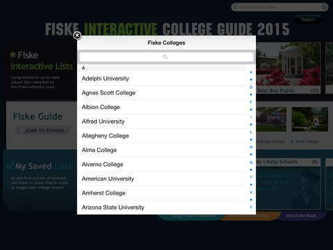 【免費教育App】Fiske Interactive College Guide 2015-APP點子