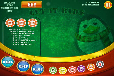 Adventures of Lucky Penguin in Wonderland Casino Games - Jackpot Blitz Cards Free screenshot 4