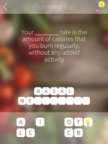 【免費遊戲App】Weight Loss and Nutrition Quiz - Healthy Nutrients and Training for Fat Burning-APP點子