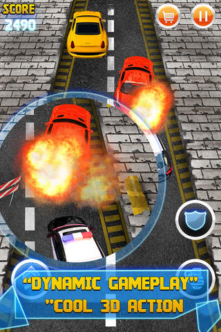 Absolute Defender Hyper Dash Cop Chase Mobile Cars screenshot 2