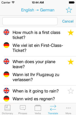 German Translator Dictionary + screenshot 2