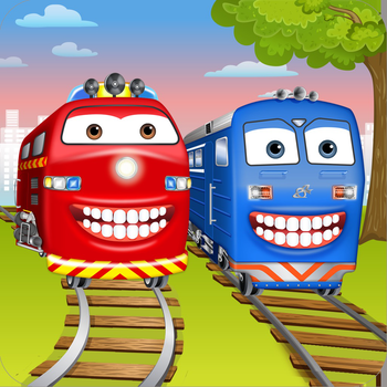 Bubble Train Wash & Dentist Game: Steam Engine on Railroad for Toddler Kids 遊戲 App LOGO-APP開箱王