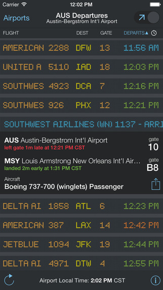 【免費旅遊App】FlightBoard – Live Flight Departure and Arrival Status-APP點子