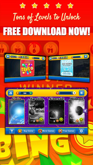 【免費遊戲App】BINGO LUCKY STAR - Play Online Casino and Gambling Card Game for FREE !-APP點子