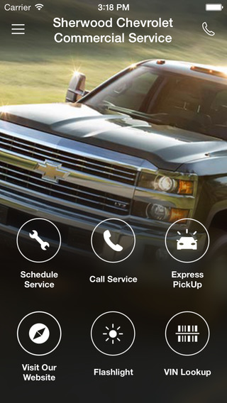 Sherwood Chevrolet Commercial Service DealerApp