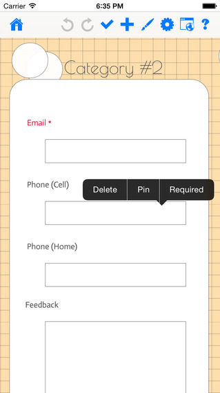 Touch Forms - Web Form Builder