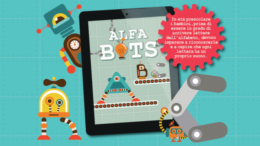 ABC Alfabots - Alfabeto italiano dei robot per bambini: impara a pronunciare le lettere.