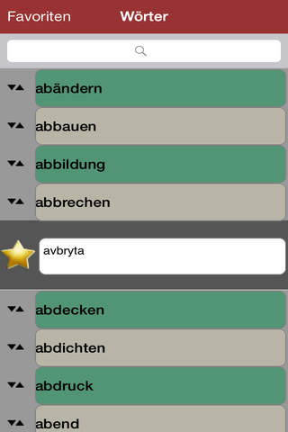 Schwedisch Wörterbuch screenshot 2