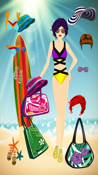 【免費遊戲App】Beach Girls Dress up-APP點子